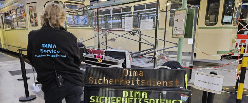 DIMA Service bei einer Bewachung in Bonn